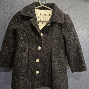 Cherokee Charcoal Kids Pea Coat